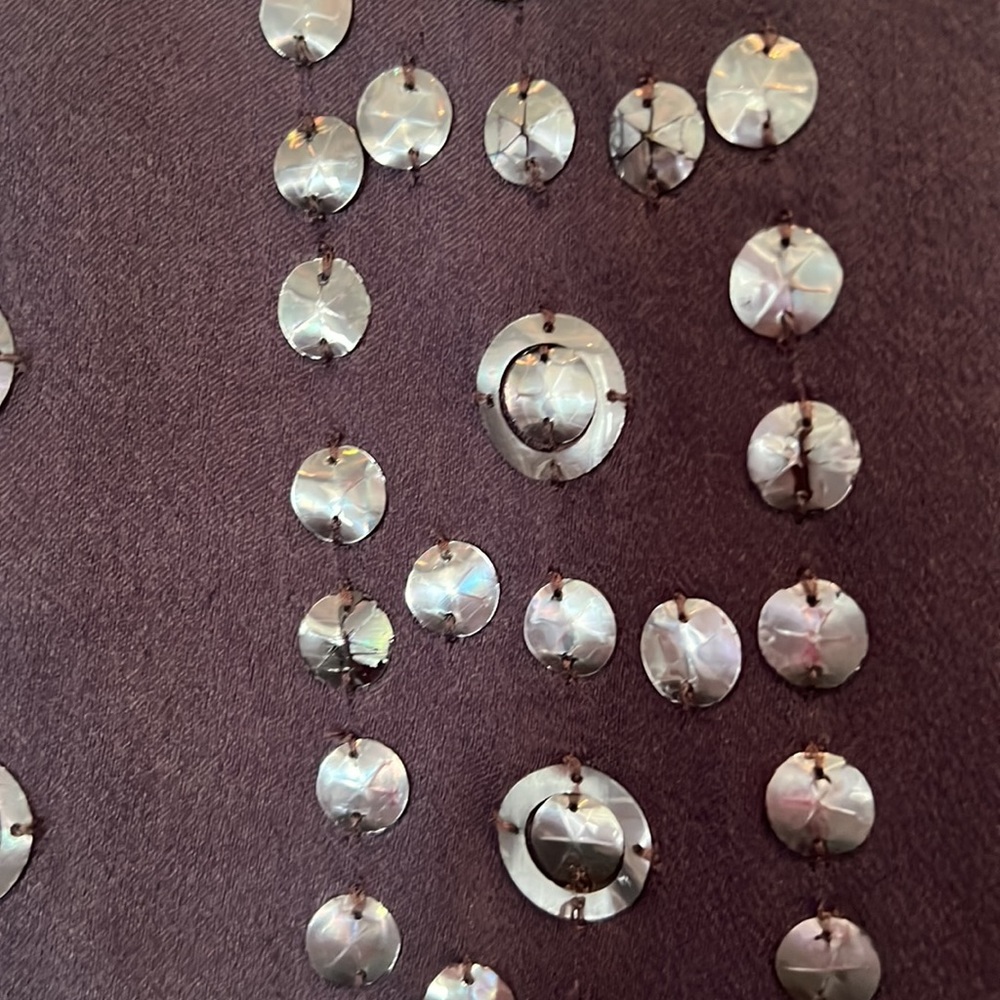 🎉 French Connection size 2 grey with sequins tank mini dress 🎉 - Picture 3 of 12